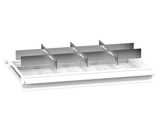 Set of metallic drawer partitions ZP (36x19D) 361931