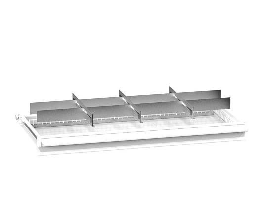 Set of metallic drawer partitions ZR (45x19D) 451931