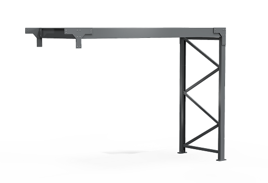 Additional structure width 3701 mm