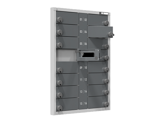 Charging cabinet for mobile phones 20DSMTRFID